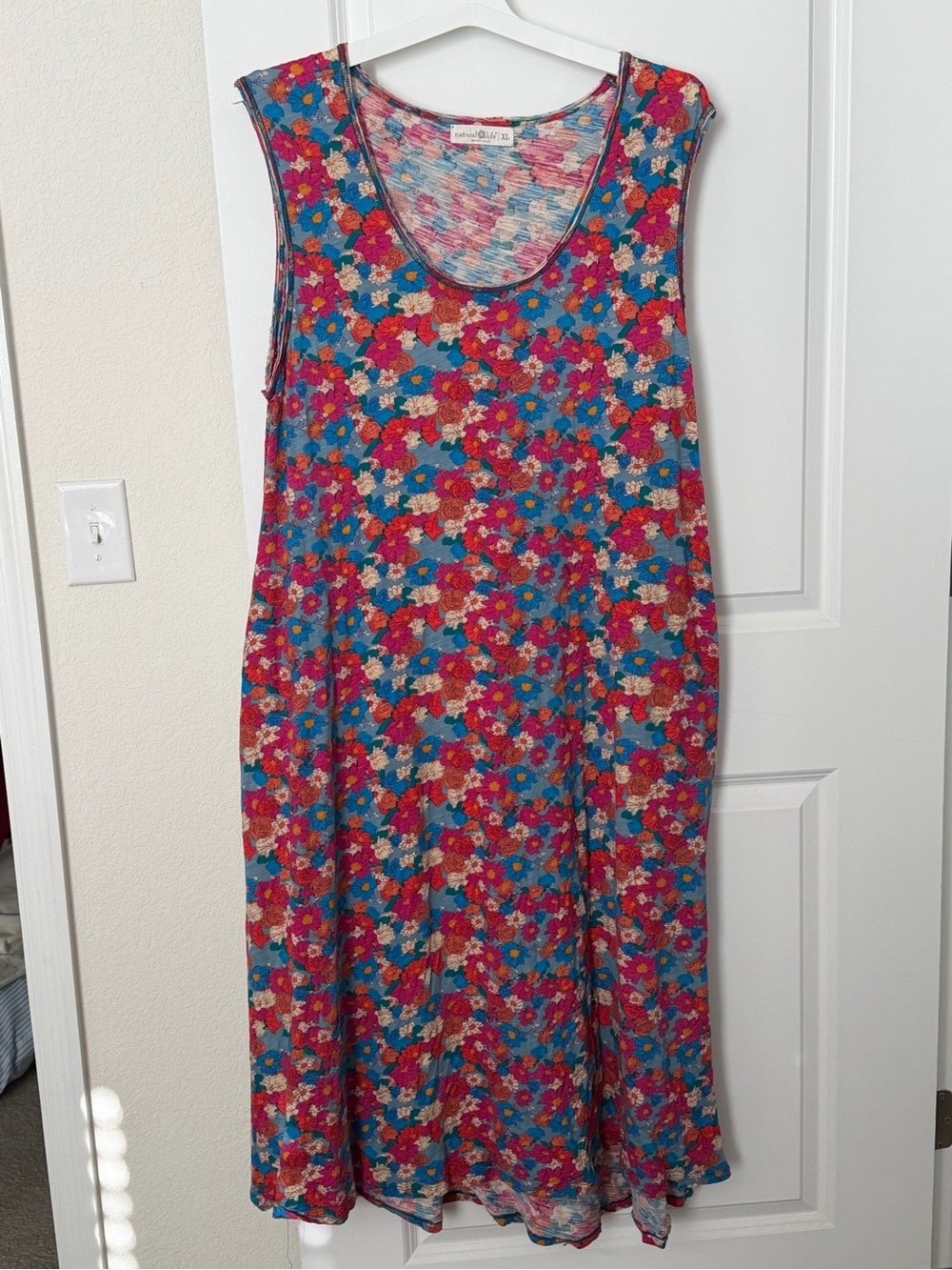 Natural Life Hangout Cotton Midi Dress
